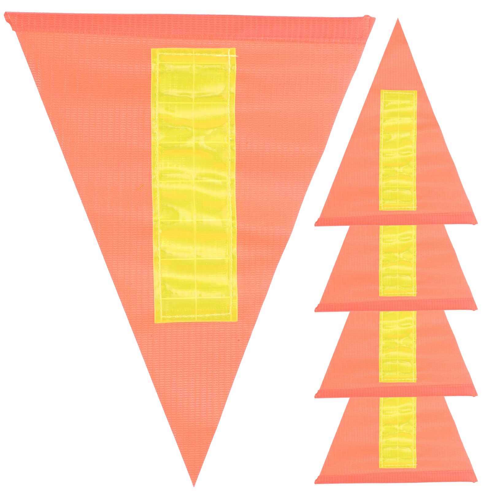 Drapeau De Sécurité Orange Pour Vélo - Mât Télescopique - Haute Visibilité