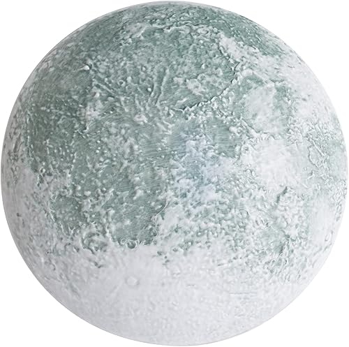 ART & ARTIFACT Luz nocturna de luna, luz inalámbrica para colgar en la pared con control remoto, luz nocturna