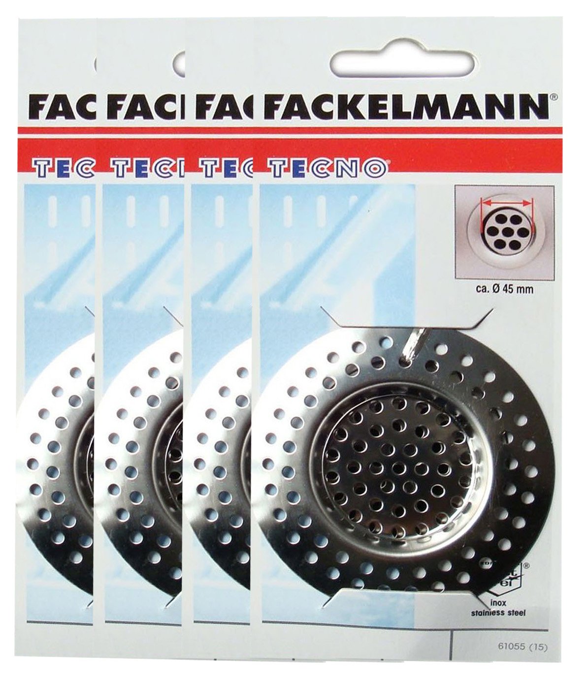 Facklemann FACKELMANN STAINLESS STEEL SINK STRAINER