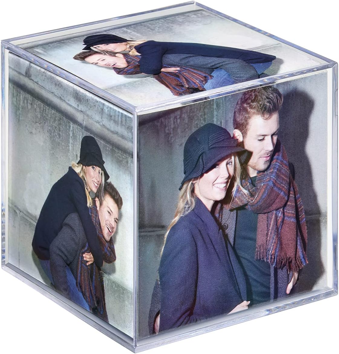 walther design Photo cube 8.5 x 8.5 cm Made of Art Glass Photo cube MW100A