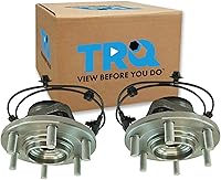 Vista 277 de TRQ Par de conjunto de cubo de cojinete de rueda delantera izquierda derecha, 2 piezas compatible con Lexus GX460 2003-2009 GX470 2003-2023 Toyota