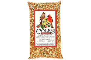 Cole's Cajun Cardinal Blend Wild Bird Seed with Hot Pepper to Deter...