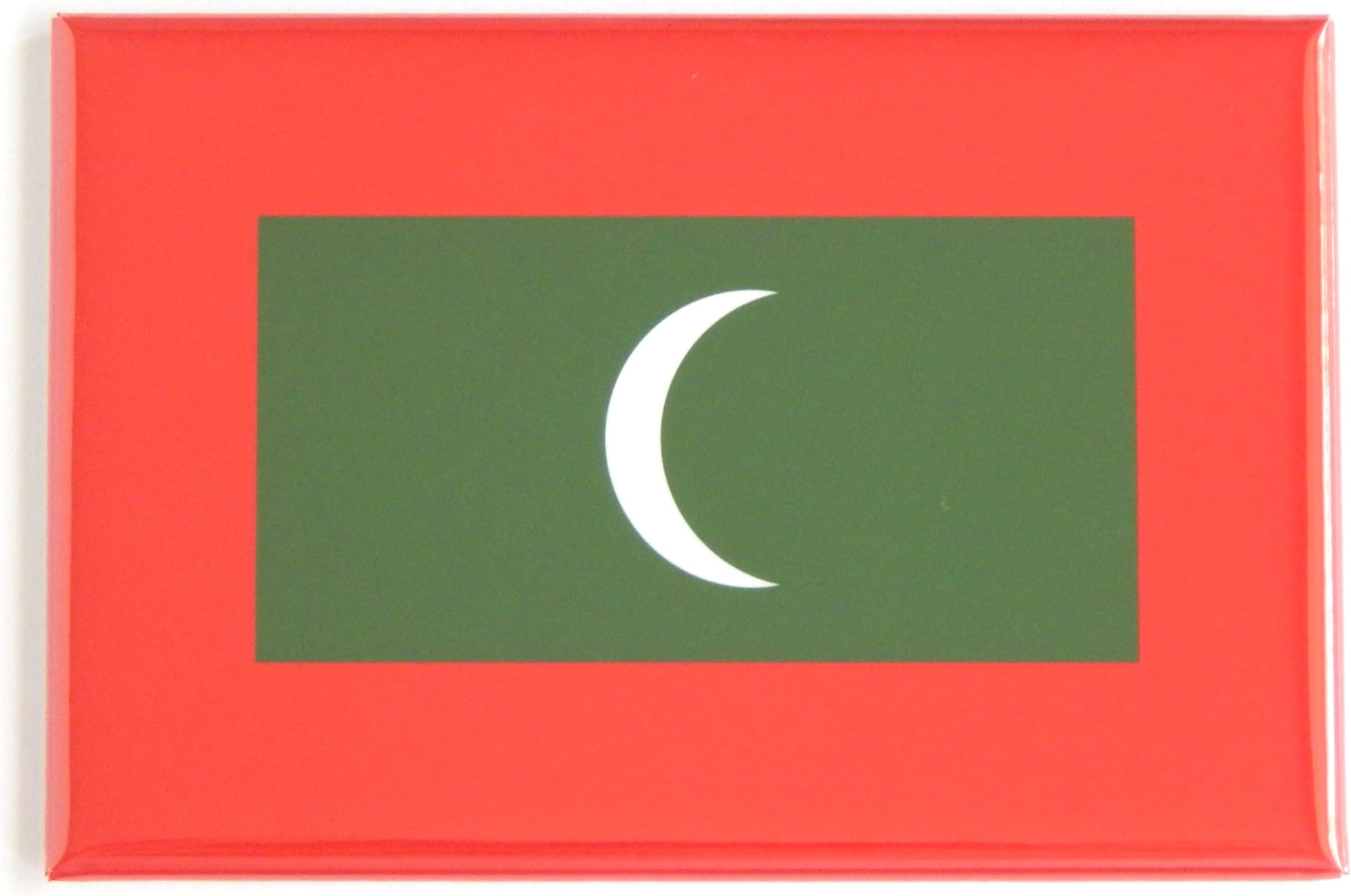 Maldives Flag Fridge Magnet (1.75 x 2.75 inches)