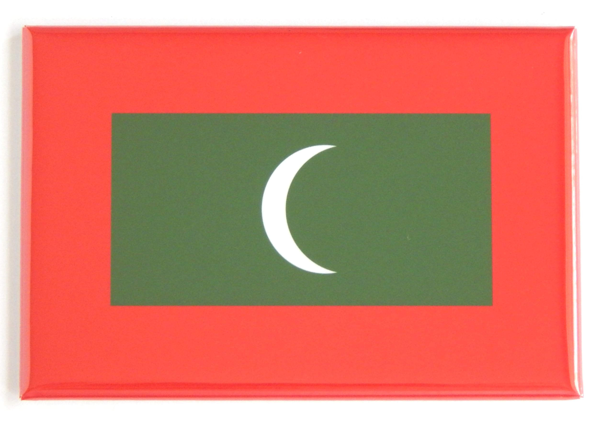 Maldives Flag Fridge Magnet (1.75 x 2.75 inches)