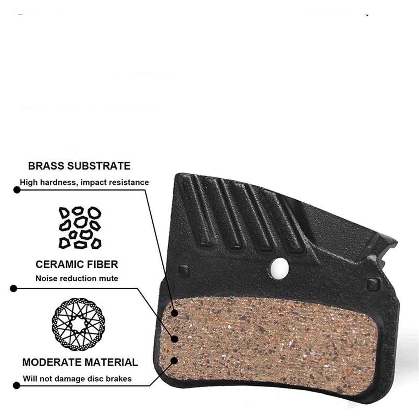 Pastillas de freno para bicicleta para discos hidrulicos cermicos N03A N04C D02S D03S M7120 M8120 M9120 (BL-05S, 10 pares)