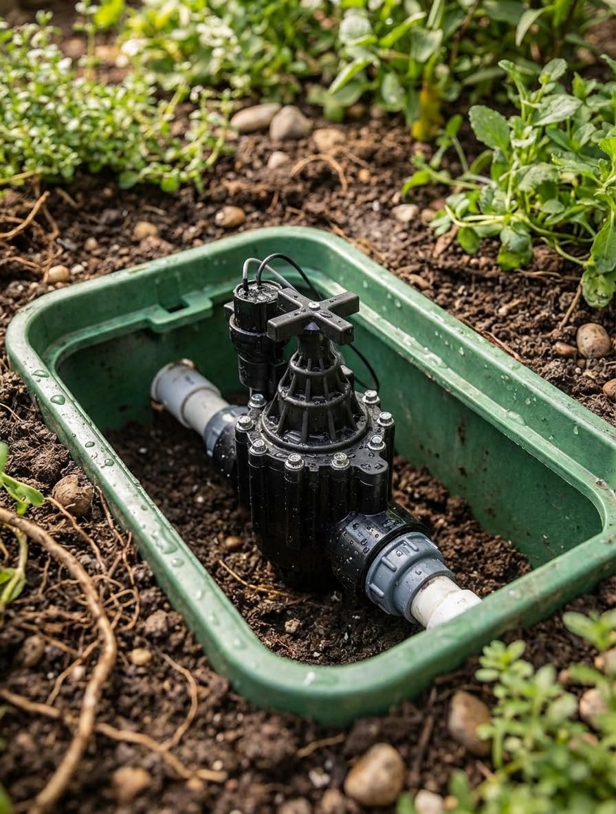 Suinga Elettrovalvola di irrigazione 1" 24V 100PGA Rain Bird. Funziona con programmatori elettrici di qualsiasi marca sul mercato, nero