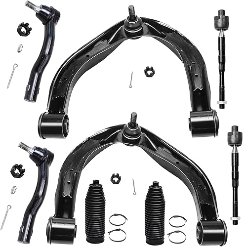 Miniatura 1 de Detroit Axle - Kit de 8 piezas de extremo delantero para Nissan Titan 2004-2015, Armada 2005-2019, Infiniti QX56 2004-2013, QX80 2014-2019, 2 brazos