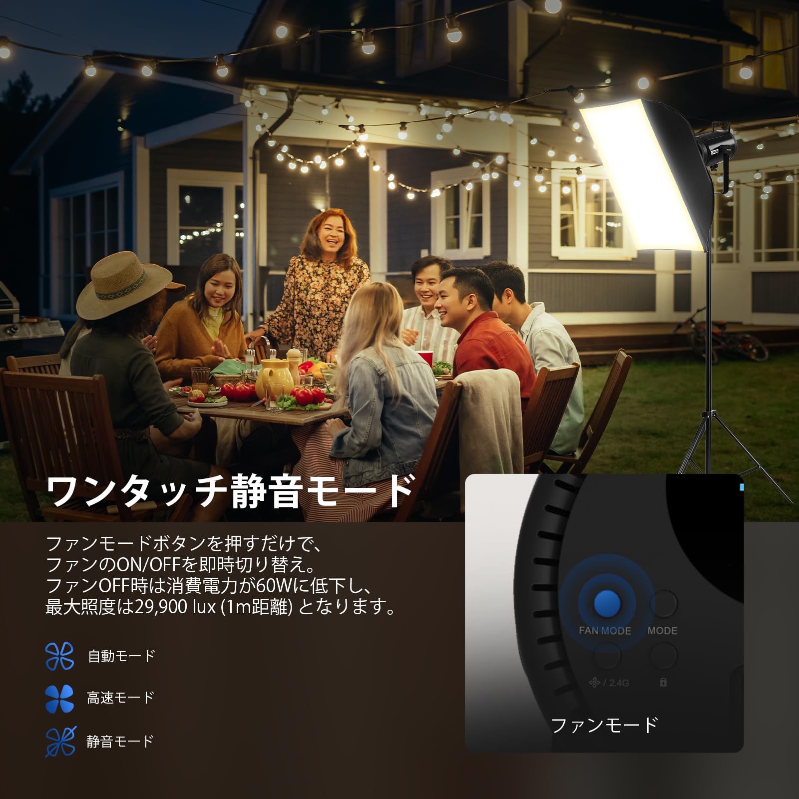 Amazon | NEEWER CB200B PRO 撮影用ライト LEDビデオライト 210W 高