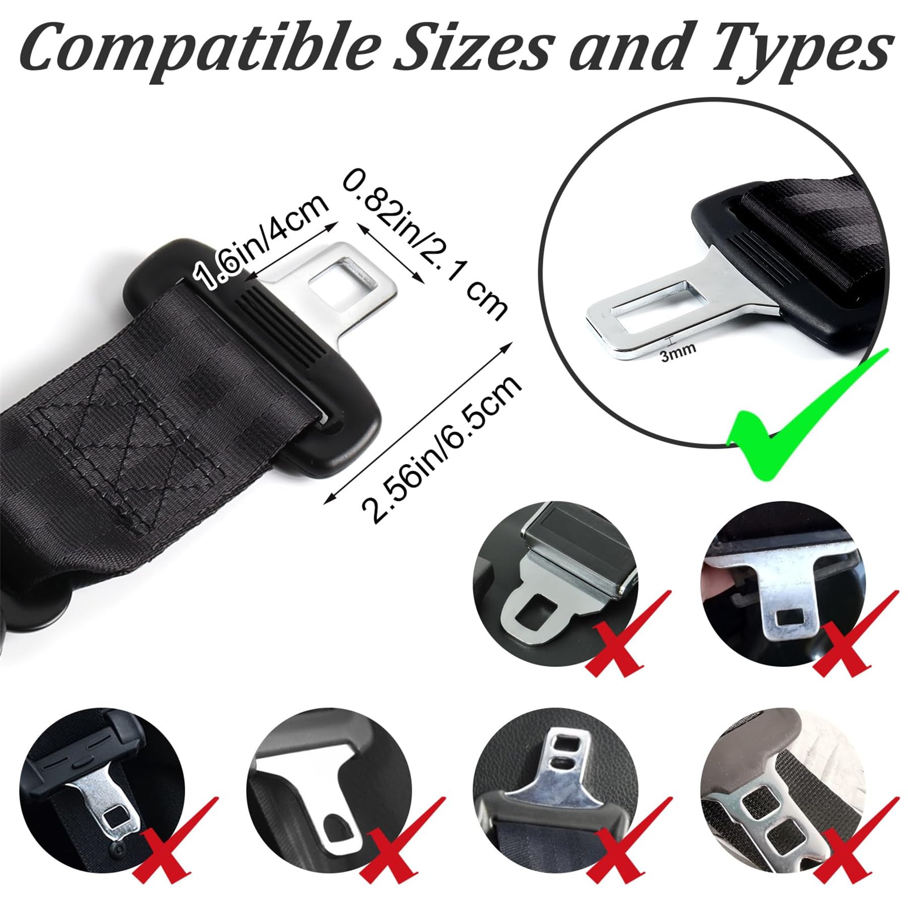 2 pezzi di accessori per auto da 23 cm, accessori per auto universali, pezzi per auto, adatti per la maggior parte dei veicoli