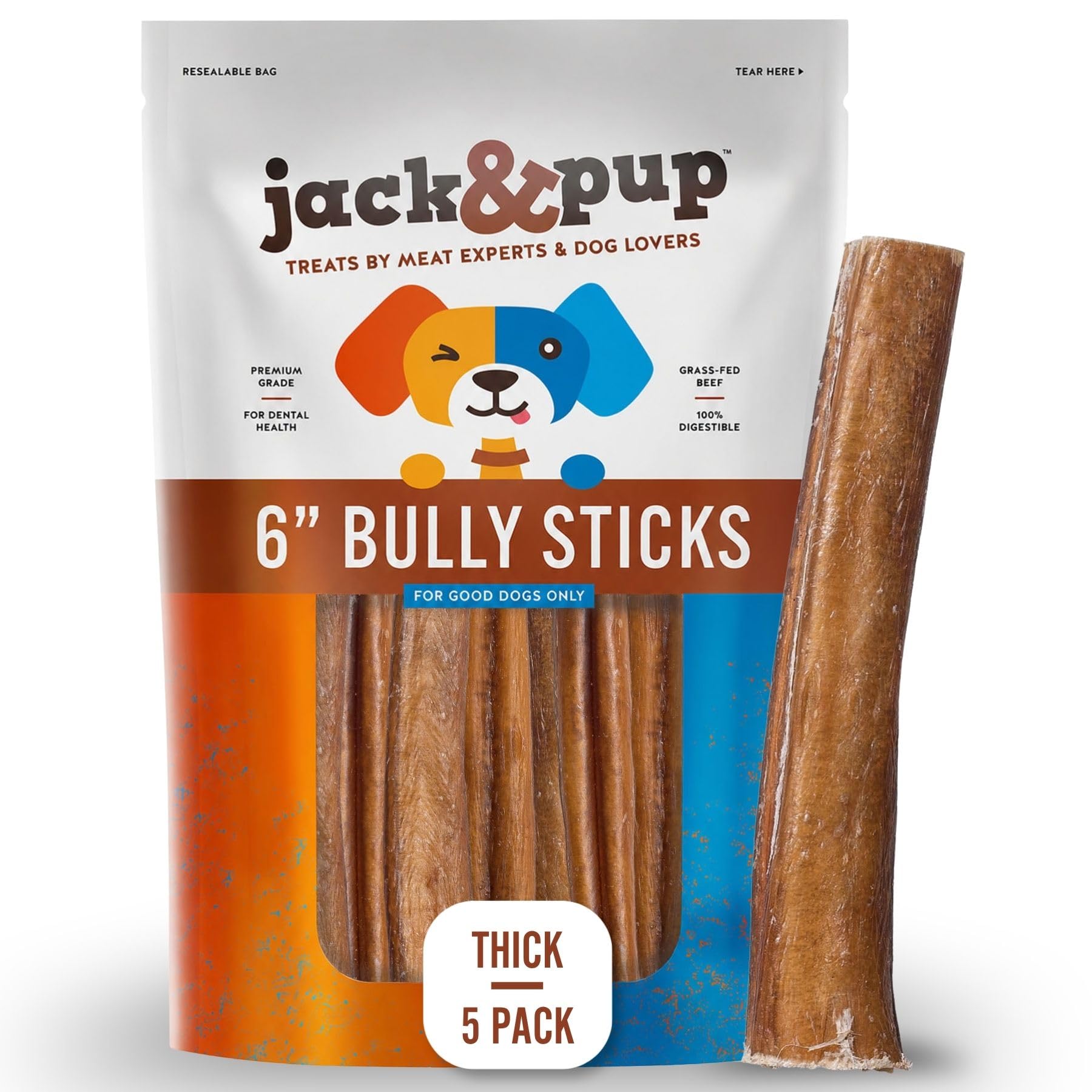 Jack&Pup Extra Thick 6"