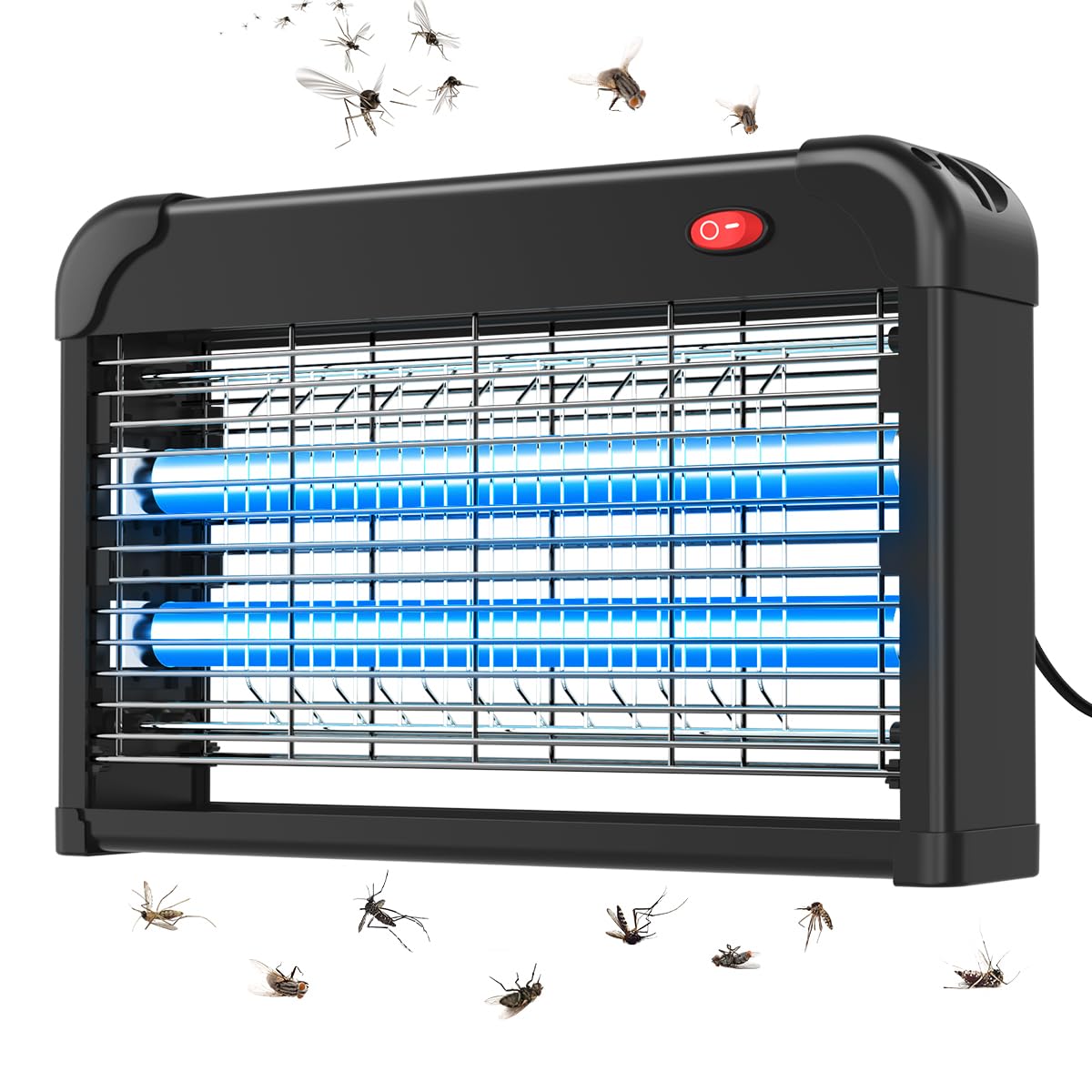 Tebies Fly Zapper Indoor, 4200V High Voltage, 20W UV Bug Zapper 1.8m Cable