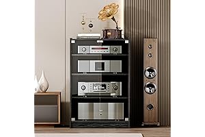 YYJ Modern Stereo Cabinet for Audio-Video Media