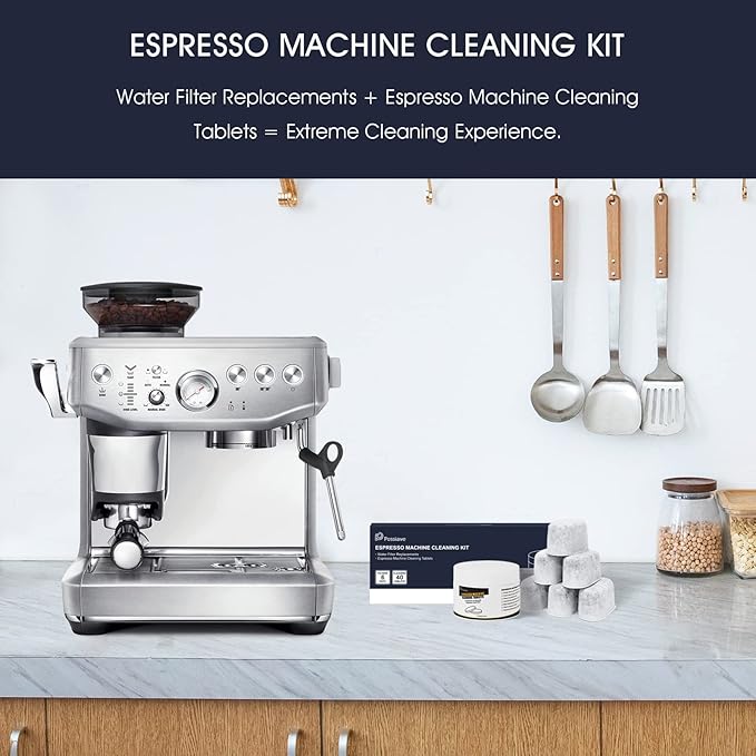 Kit de limpieza para cafeteras Breville con 40 pastillas y 6 filtros miniatura 2