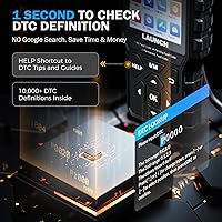 Vista 4 de LAUNCH CR529 - Herramienta de diagnóstico con escáner OBD2, escáner OBD2 completo para automóviles, lector de códigos de luz de motor, actualización