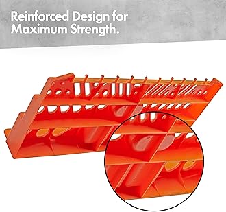 VonHaus Garage Tool Storage with Shelf & Pegboard For Multiple Tools, Garden Tool Rack for Easy Access to 50+ Tools and Accessories, Tool Board For All You Need For Gardening & DIY