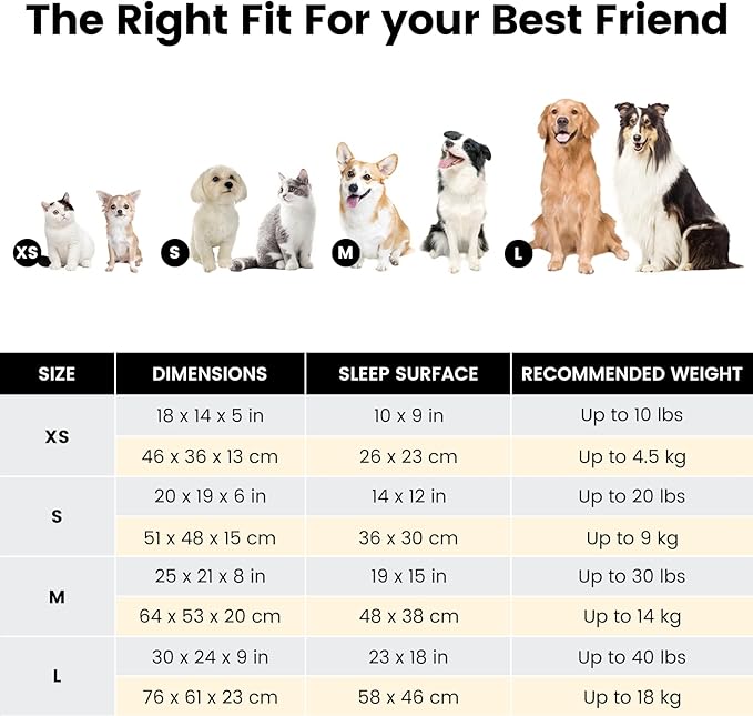 Cama para Perro y Gato Lavable con Cojín Removible Tamaño Grande miniatura 6