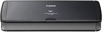 Canon imageFORMULA P-215II Portable Scanner, Mobile, Duplex, Double sided Scanning, Home Scanner, USB, Windows and Mac, Automatic document feeder