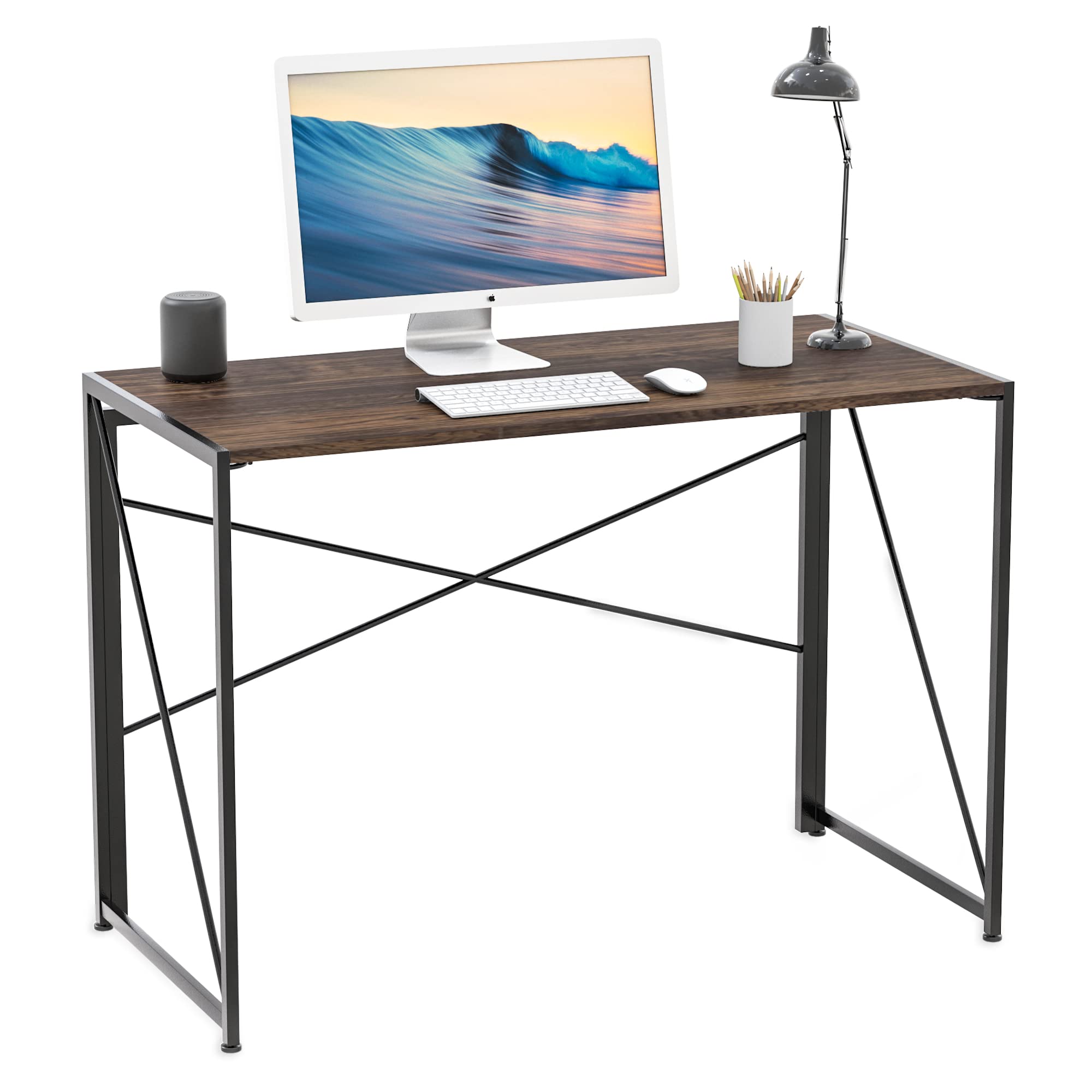 Table pliable rustique pour travailler et lire confortablement