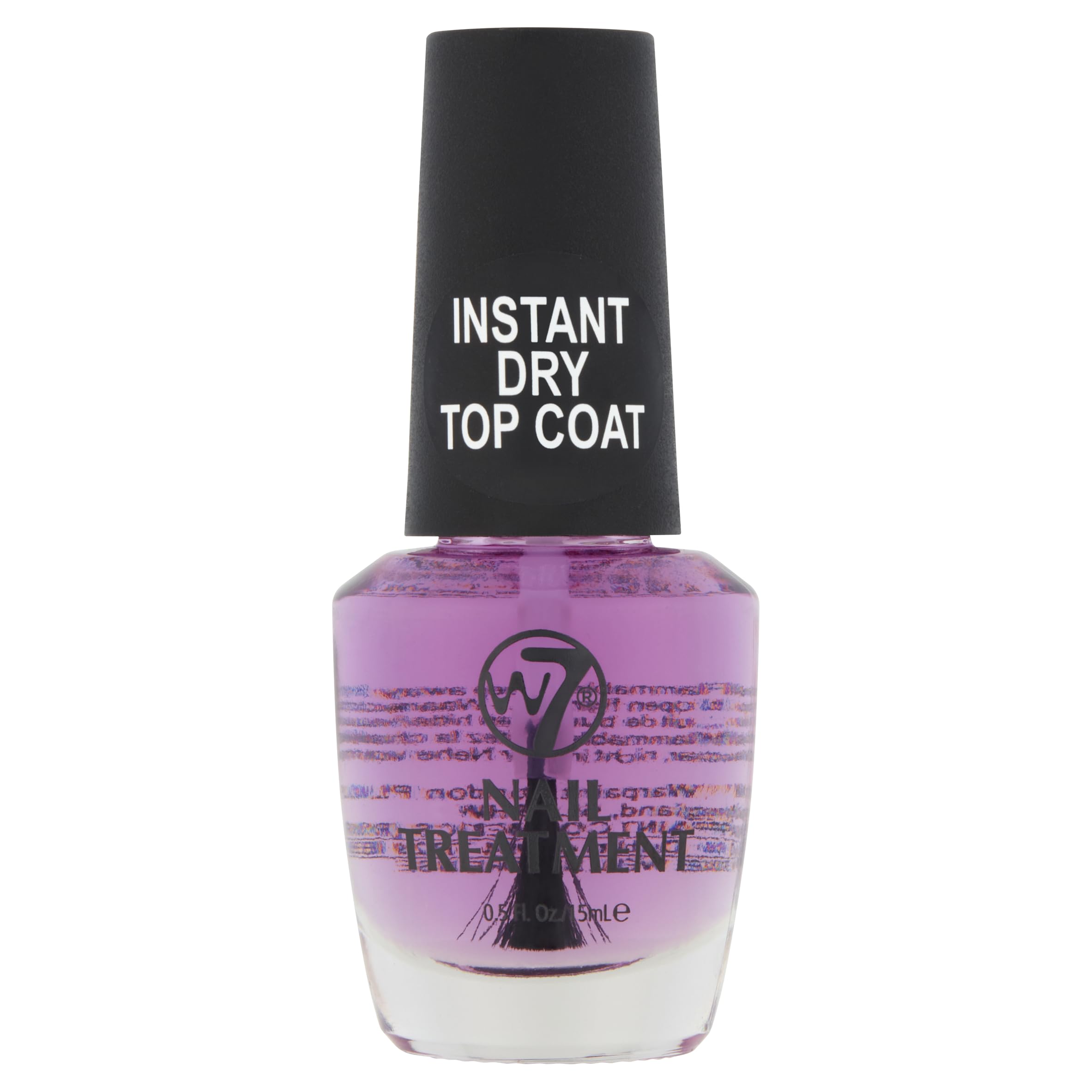 W7 Instant Dry Top Coat Nail Treatment Nail Polish 15ml