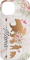 Vista 4 de Mama Bear & Cubs Design Phone Grip - Funda para iPhone 17 de 3 niños