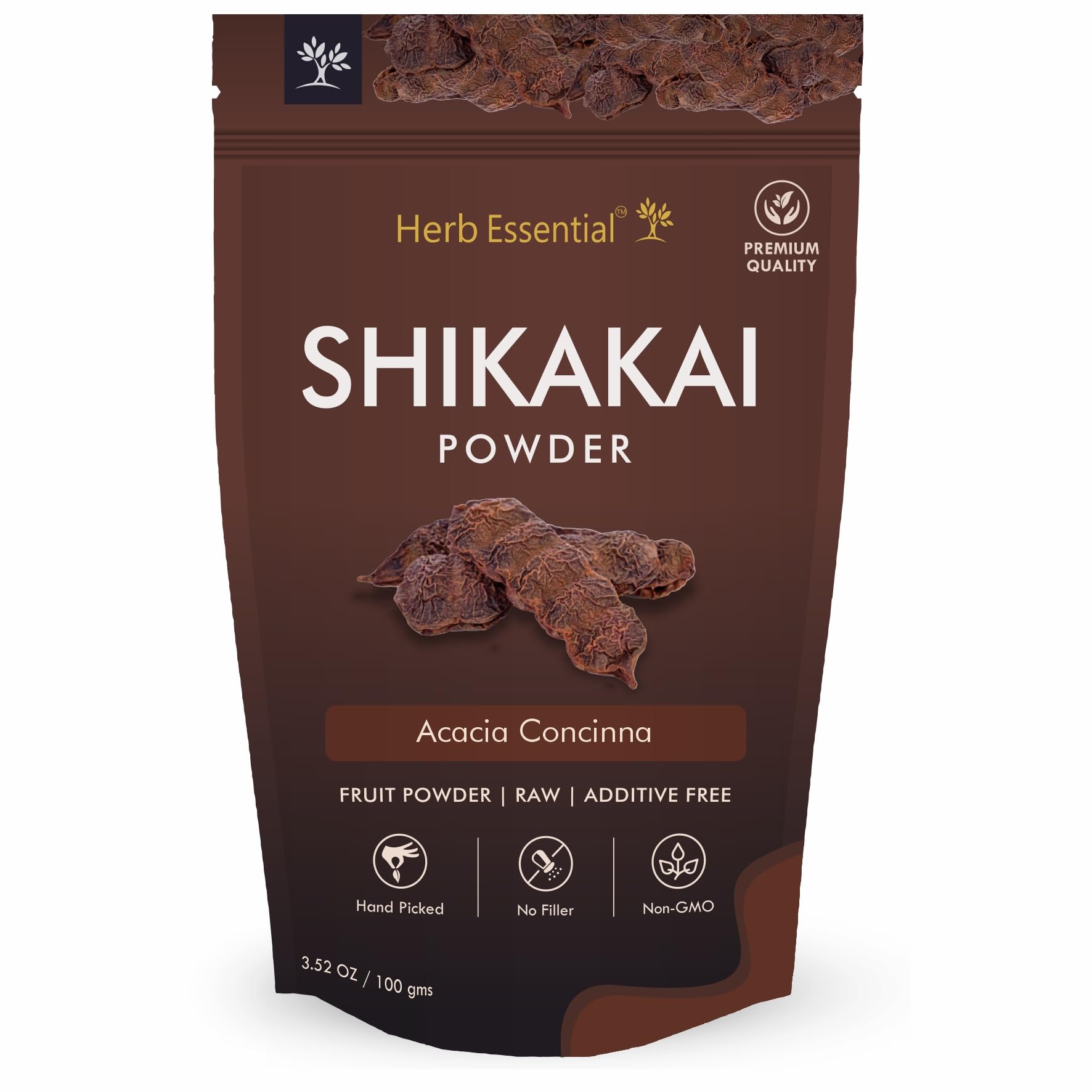 Herb Essential Shikakai Powder 100g | Natural Acacia Concinna Fruit Powder for Hair Care | Helps Cleanse Scalp, Strengthen Hair & Add Natural Shine | Chemical Free | No Fillers | Non-GMO-image-9