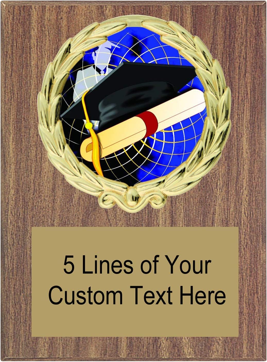 Express Medals Various Styles of Personalized Graduation Award Plaques Trophy Prize Gift