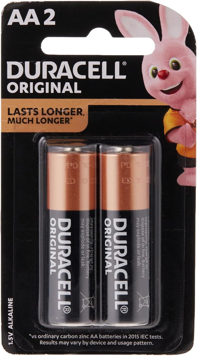 DURACELL AA 2 BATTERIES DURACELL 1.5V ALKALINE: Buy Online at Best ...