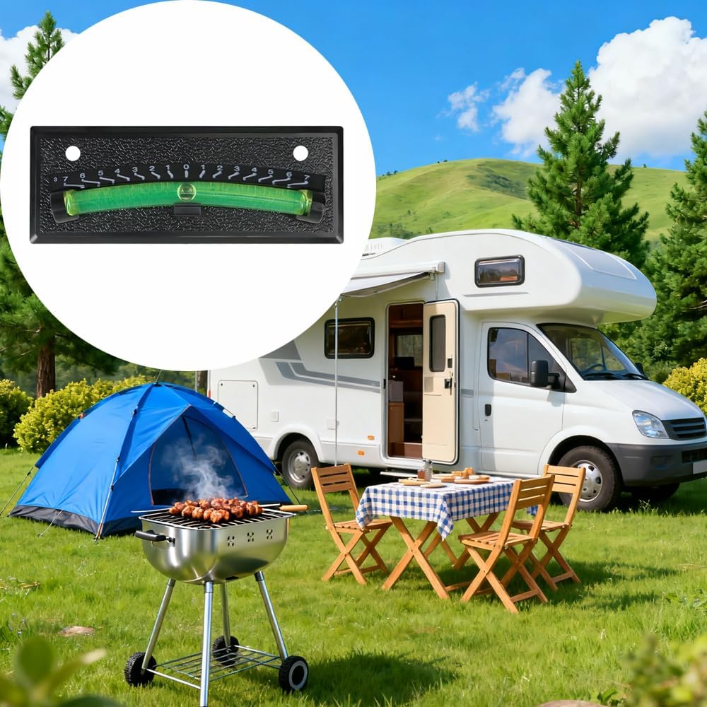 4 PCS RV Level Bubble, High Visibility Leveling System for Dual Mounting, Heavy-Duty Camper, Caravan and Trailer Accessory