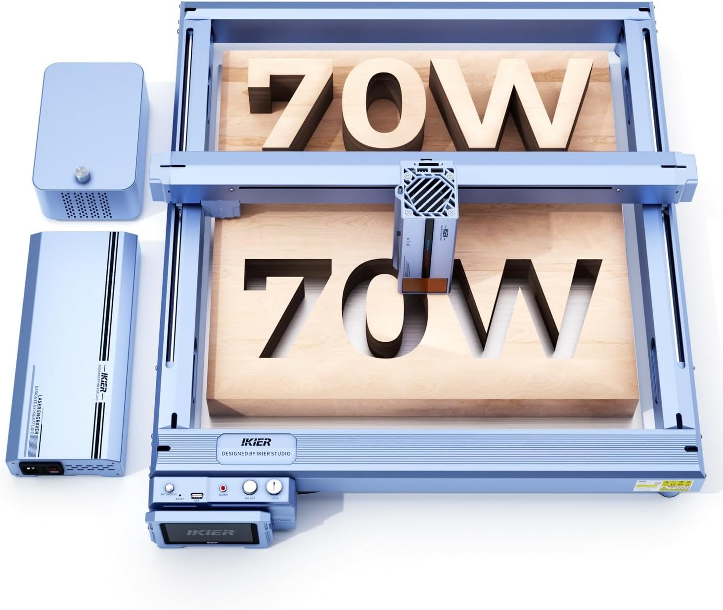IKIER K1 Pro Max 70W Laser Engraving Machine with air assist module