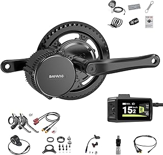 BAFANG 750W Mid Drive Kit,Mid Drive Ebike Conversion Kit Brushless Upgraded CAN Protecol BAFANG Motor with DPC080 Display ...
