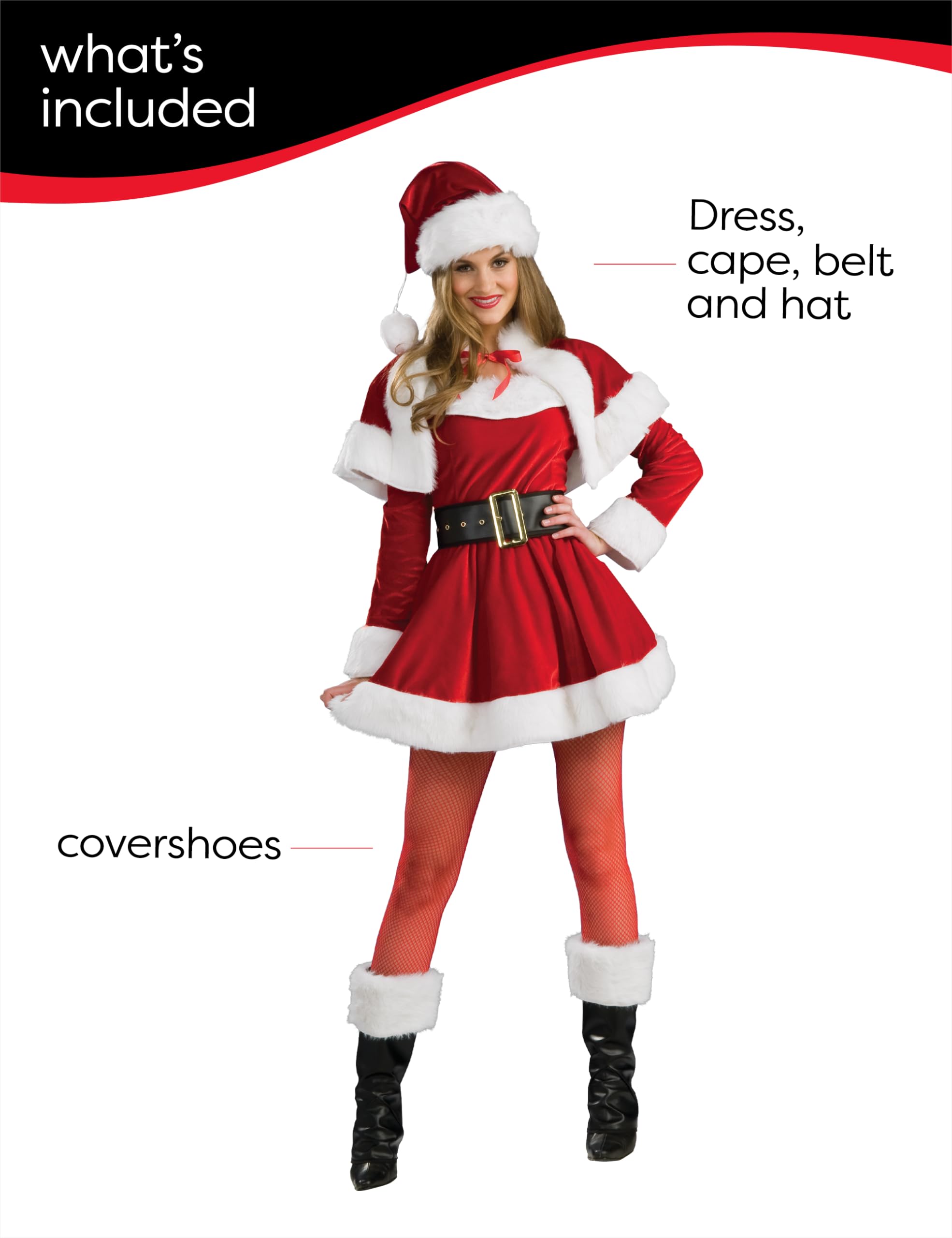 Rubies Premium Weihnachtsmann-Kostüm Für Erwachsene – Komplett Mit Jacke, Hose, Bart, Mütze & Handschuhen