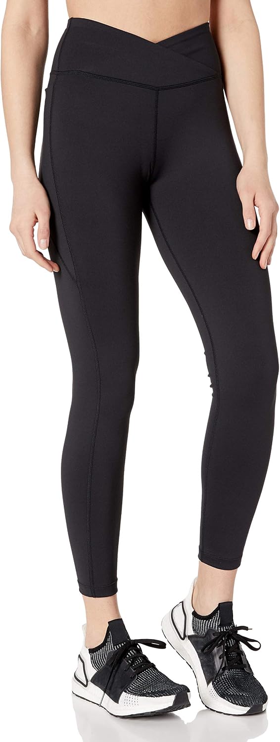 Core 10 Women's Cross Waist Legging with Pockets- 26"