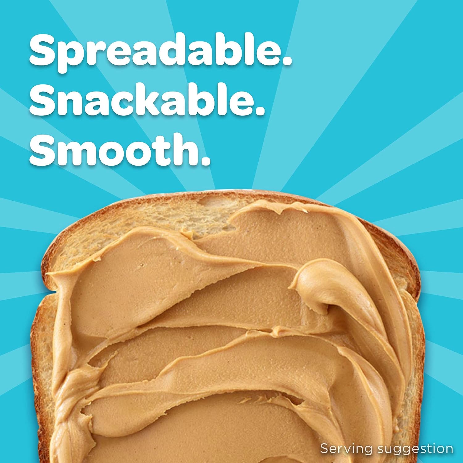 Skippy Natural Peanut Butter, Creamy, 40 oz (2 ct)