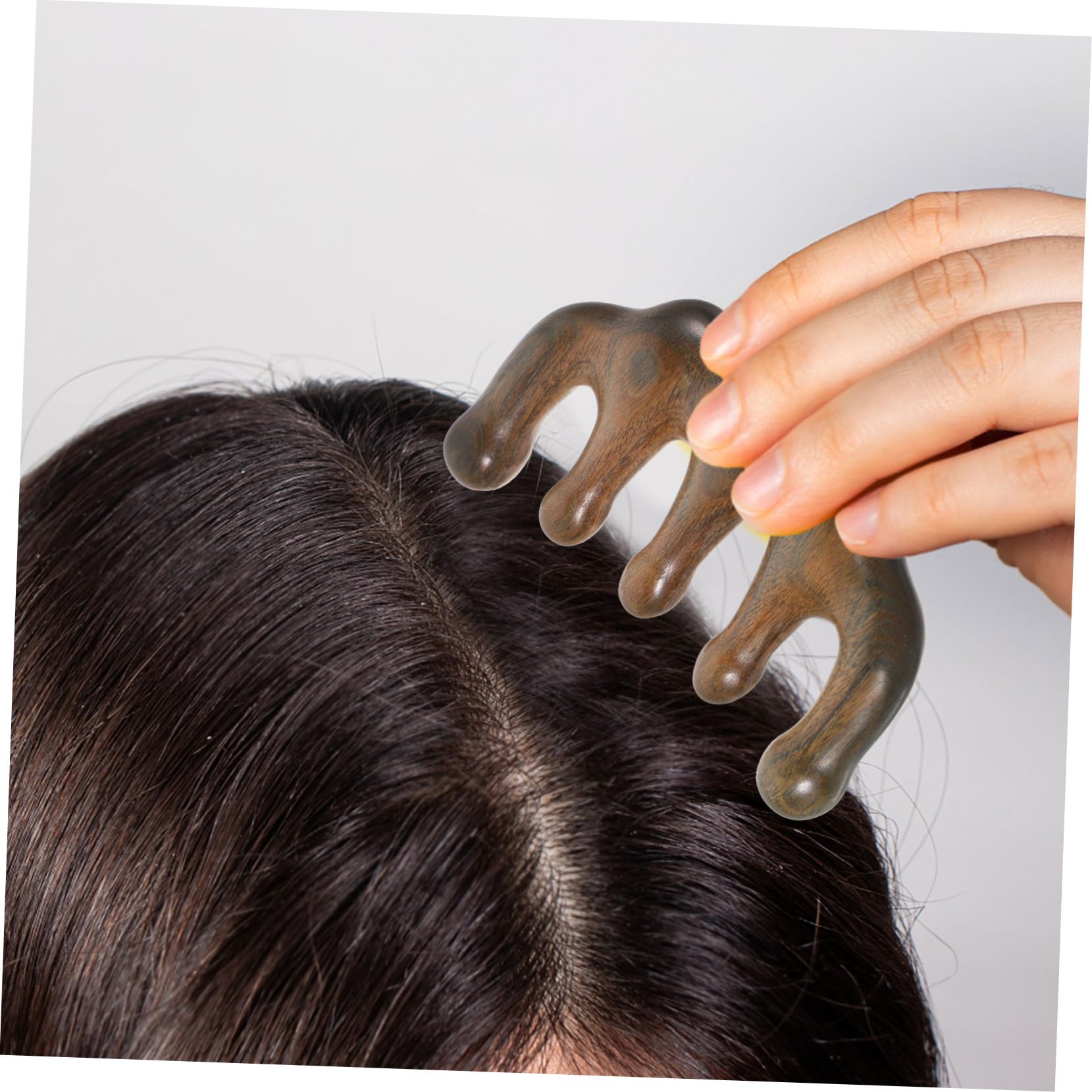 Beavorty Herramienta 4 Piezas Peine de sándalo peine pelo masajeador cuero cabelludo herramientas de masaje de masaje creativo masajeador de acupuntura corporal simple