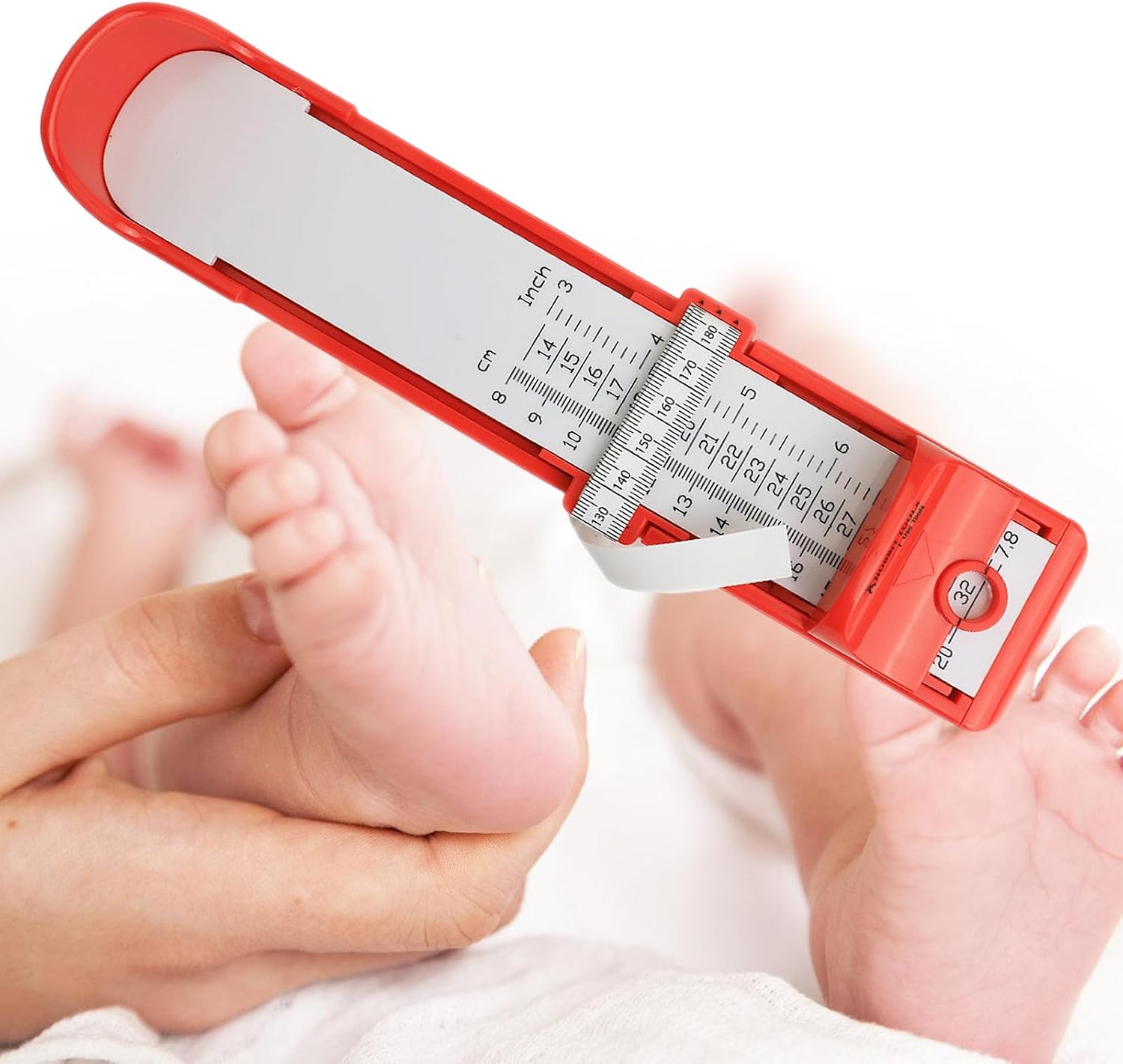 Foot Gauge Foot Measuring Tool 20cm Scale Shoe Sizer for Accurate Feet Length and Width Assessment Shoe Sizer