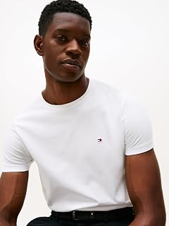 Tommy Hilfiger Herren T-Shirt Kurzarm Core Stretch Slim Fit