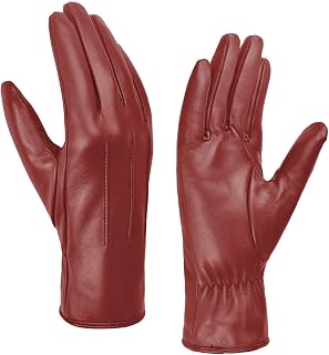 Harssidanzar Damen Winter Warm Handschuhe Touchscreen Vintage GL017EU