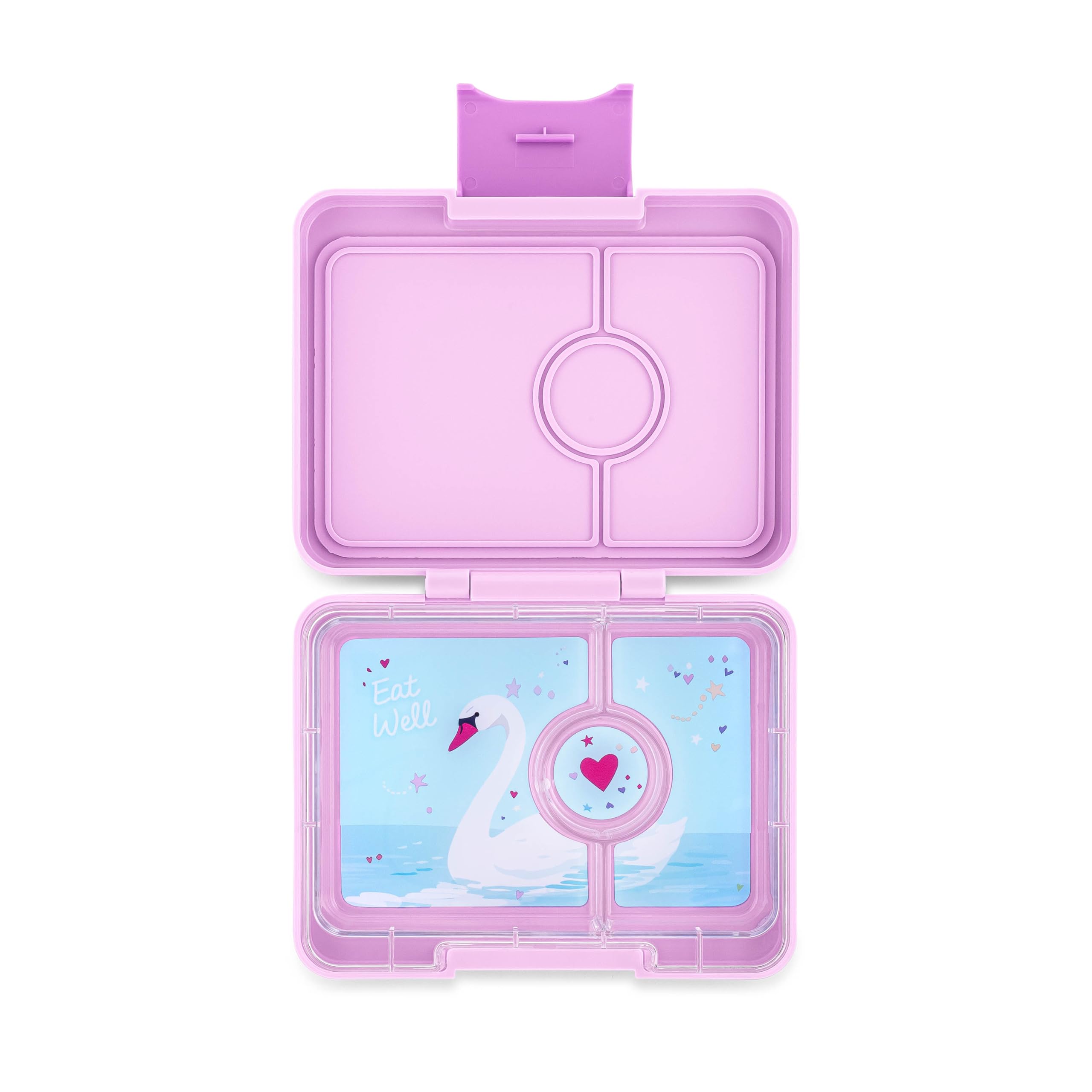 Yumbox Leakproof Snack Box - Ami Purple (Swan Tray)