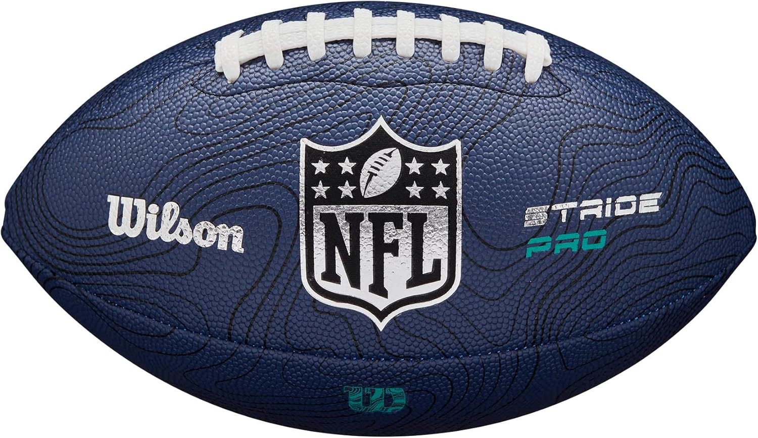 WILSON NFL Stride Pro Eco Football - Navy, Official Size