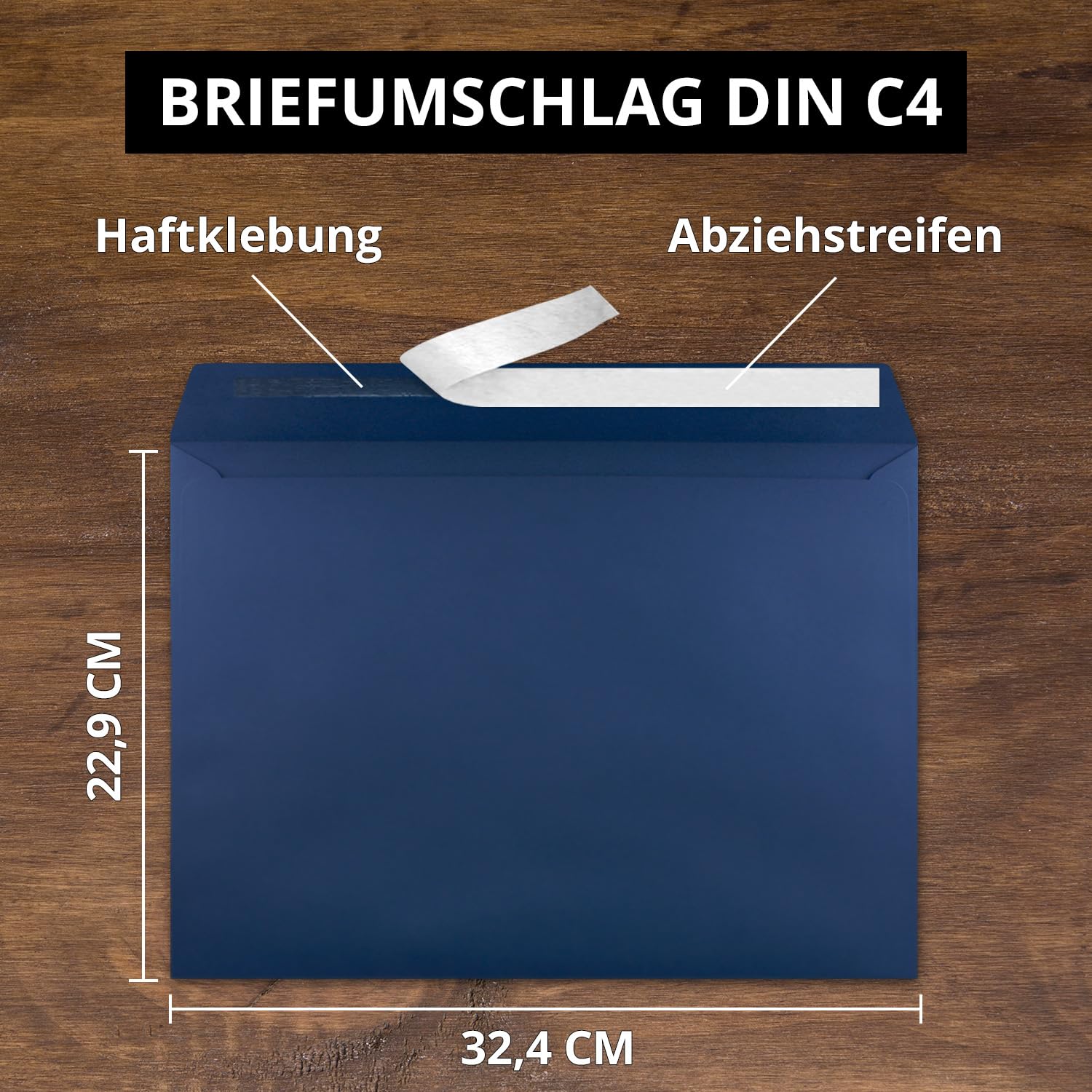 10 Buste DIN C4 Rosa Antico - 22.9x32.4 Cm, Con Chiusura Adesiva, Per Documenti A4, Senza Finestra