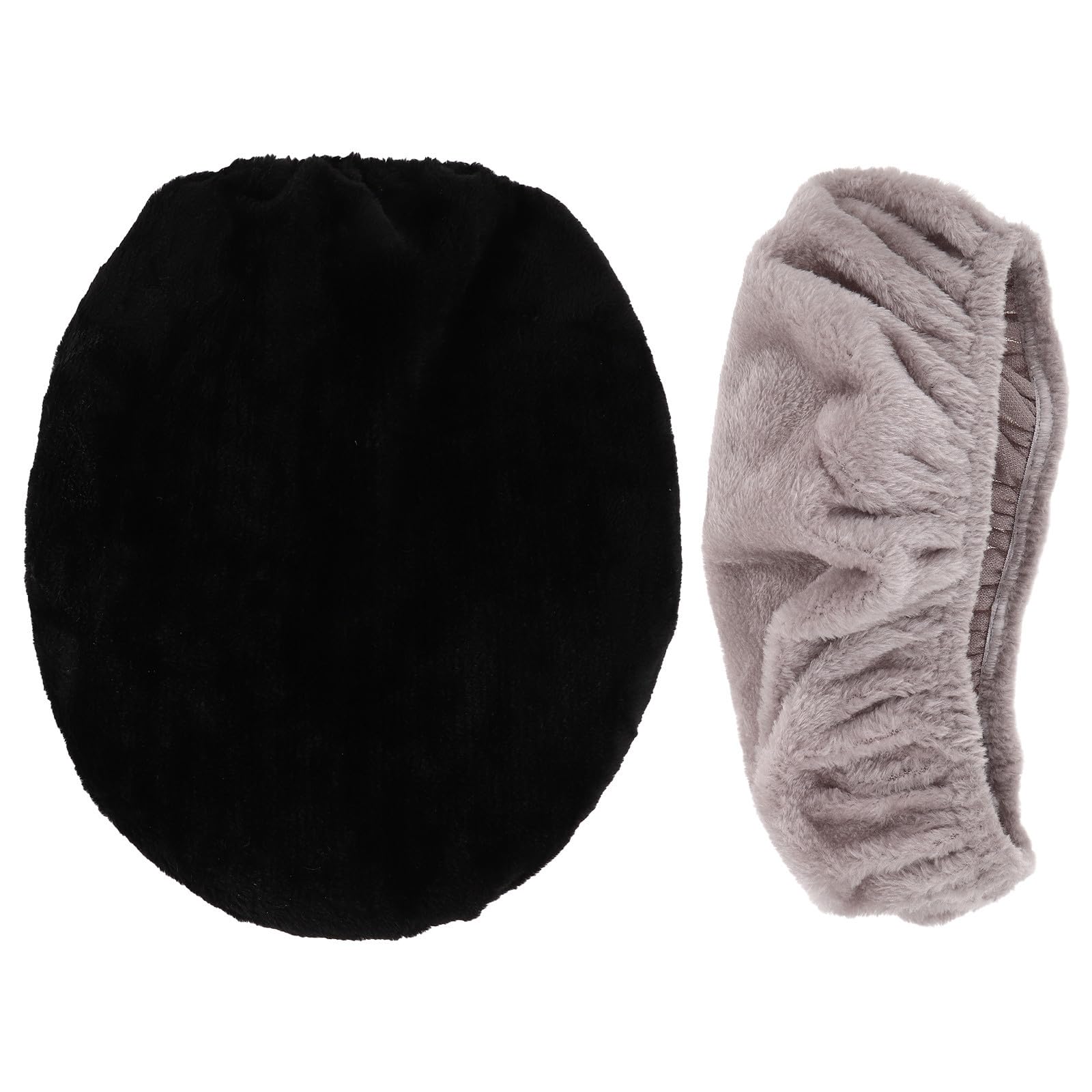 Funda para tapa de inodoro de felpa para acabar con el asiento frío y proteger contra el polvo