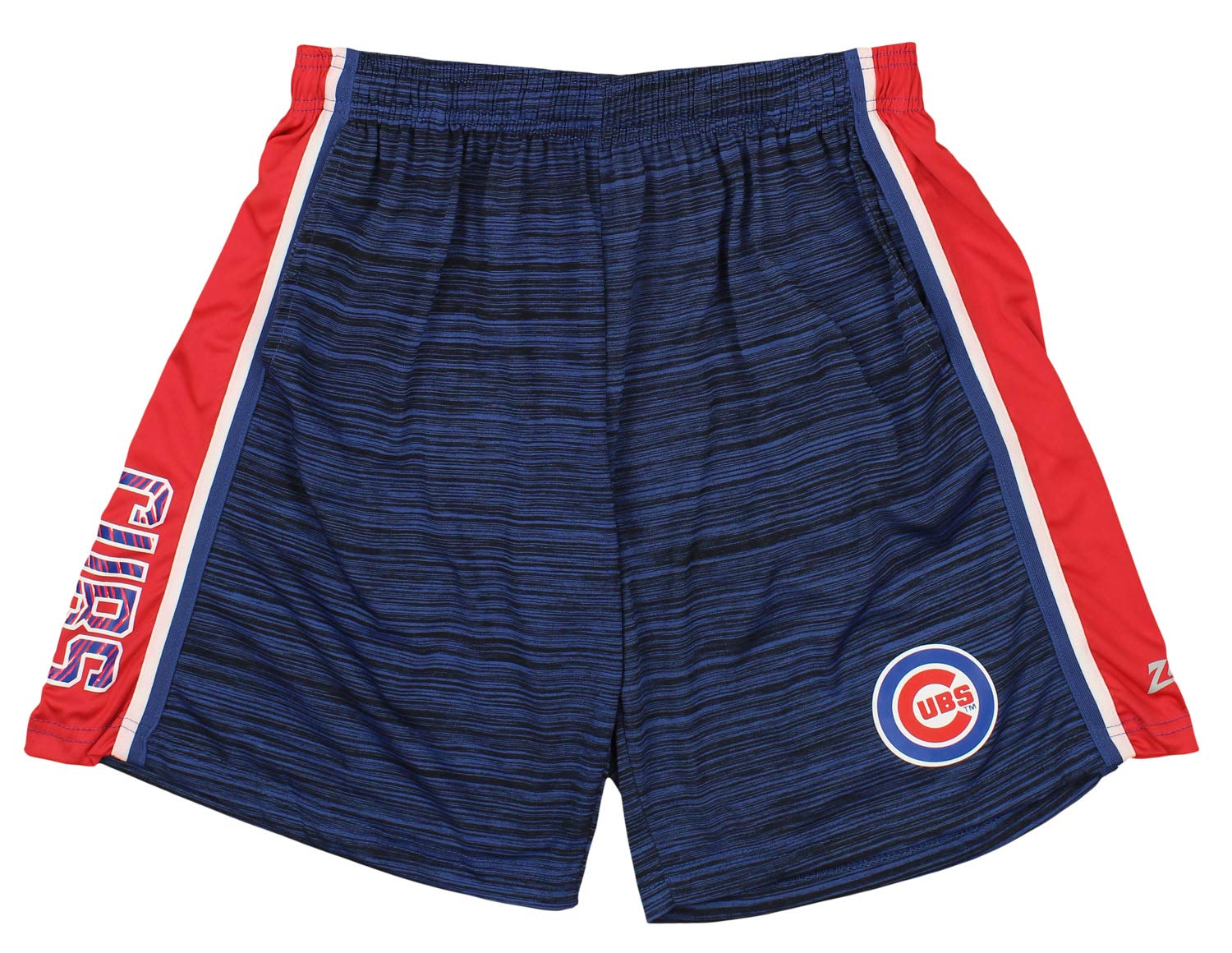 ZubazMLB Mens Dye Solid Stripe Shorts