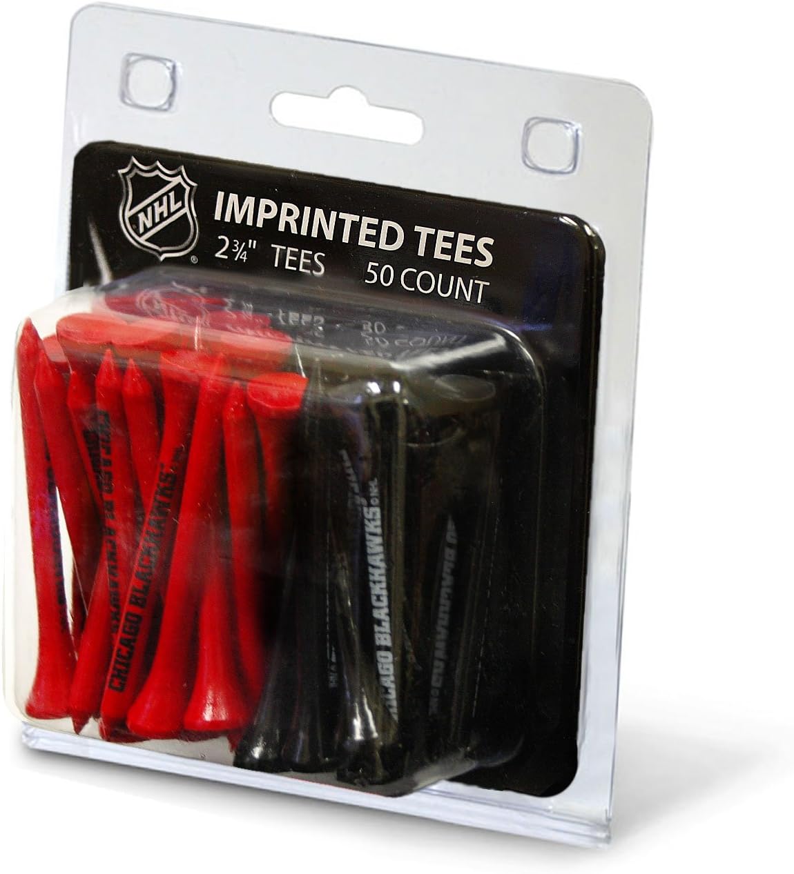 Team Golf NHL New York Islanders Pack of 50 Golf Tees 2-3/4" Golf Tees, 50 Pack, Regulation Size, Multi Team Colors