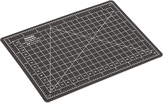 MECCANIXITY 6" x 8" Cutting Mats, Rotary Fabric Mat Self Recover Sewing Mat Double Sided for Hobbyist DIY Craft Creative Design, A5 Black White