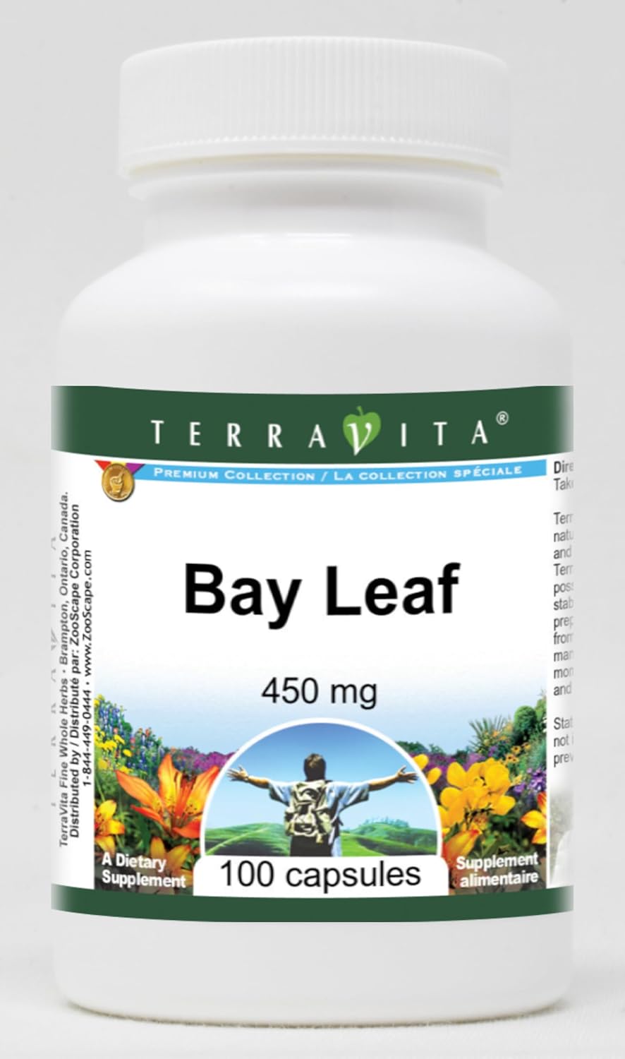 Bay Leaf - 450 mg (100 Capsules, ZIN: 511895) - 3 Pack