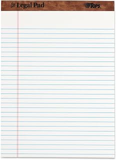 TOPS 7533 Legal Pads,Legal Ruled,8-1/2-Inch x11-3/4-Inch,50Sht,12Pack/DZ,CA