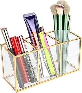 ELEGANTLIFE Organizador de brochas de maquill...