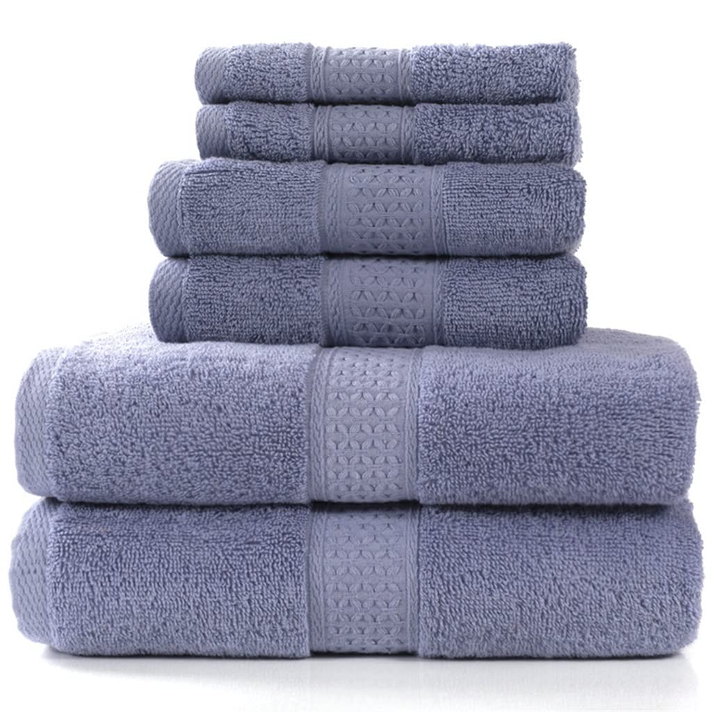 Bath Towel Set 2 Large Bath Towels 2 Hand Towels 2 Washcloths Hotel Quality Soft Cotton Absorbent Bathroom
