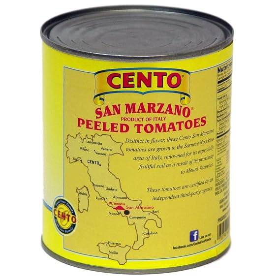 Cento San Marzano Certified Tomatoes, 28-Ounce Cans (Pack of 12)