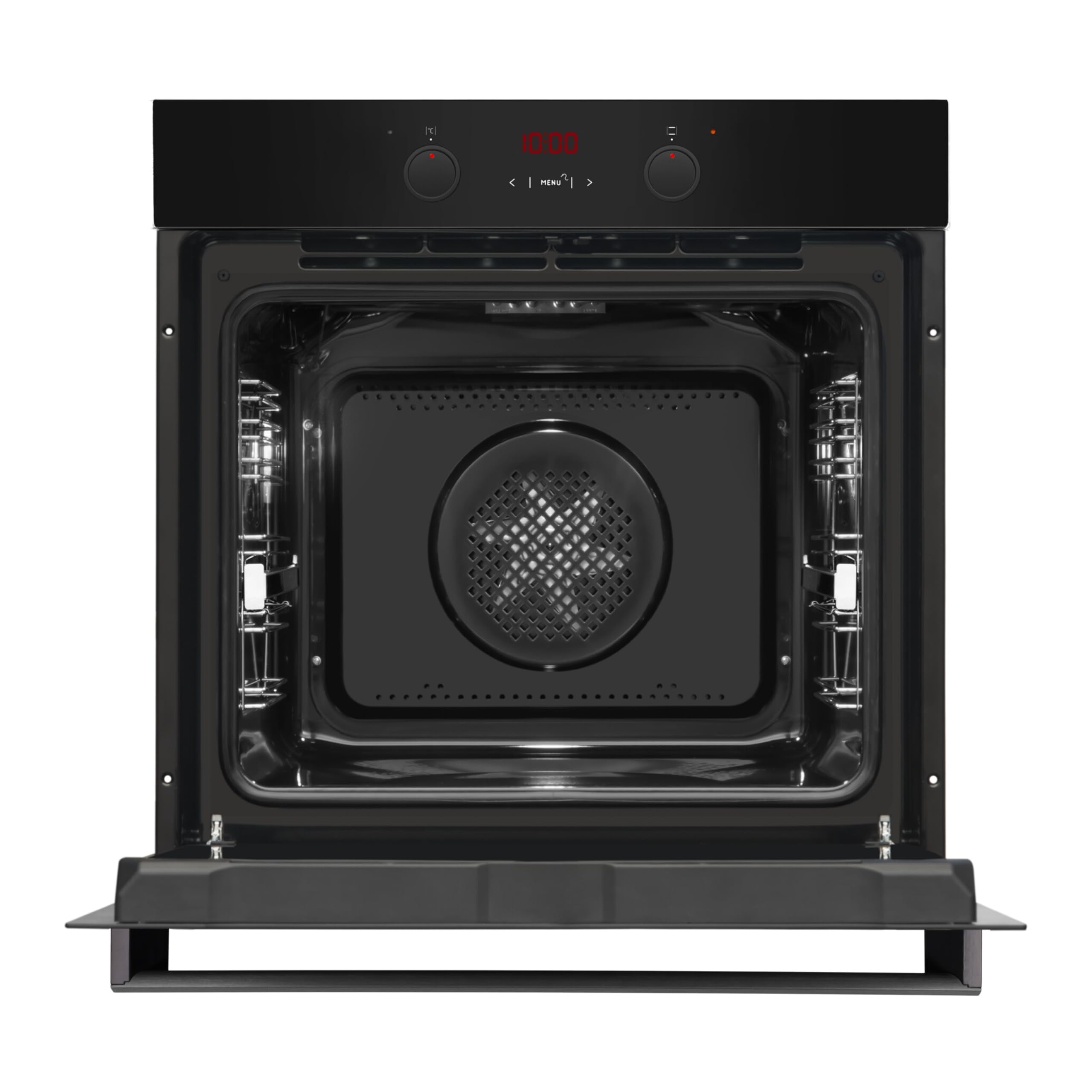 Amica Einbaubackofen 60 cm 77 L Kerntemperatursensor Black EBX 944 800 V | Heißluft, Grill, Ober-/Unterhitze, SoftOpen & SoftClose, SensorControl Timer, SteamClean, EasyClean
